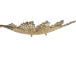 Set di 3 piattini portaoggetti Foglia PEMALI Metallo Oro