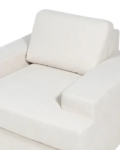 Set di 2 poltrone ALLA Tessuto Beige chiaro