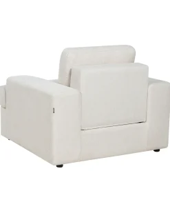 Set di 2 poltrone ALLA Tessuto Beige chiaro