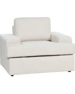 Set di 2 poltrone ALLA Tessuto Beige chiaro