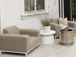 Set di 2 poltrone ROVIGO Tessuto Beige