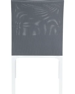 Set di 8 sedie BACOLI Tessuto Grigio scuro