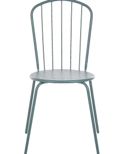 Set di 8 sedie CALVI Metallo Azzurro