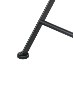 Set di 2 sedie da giardino ADRANO Pieghevole Metallo Nero