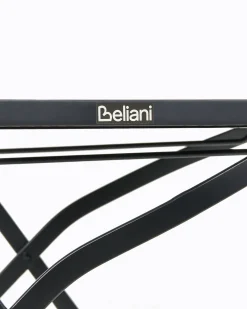 Set di 2 sedie da giardino ADRANO Pieghevole Metallo Nero