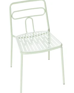 Set di 2 sedie da giardino AGEROLA Metallo Verde chiaro