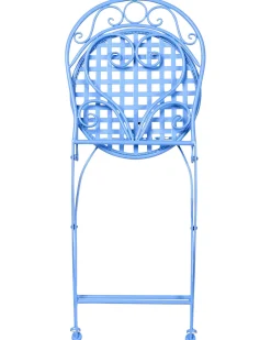 Set di 2 sedie da giardino ALBINIA Metallo Blu
