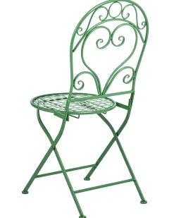 Set di 2 sedie da giardino ALBINIA Metallo Verde