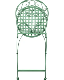 Set di 2 sedie da giardino ALBINIA Metallo Verde