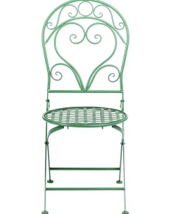 Set di 2 sedie da giardino ALBINIA Metallo Verde