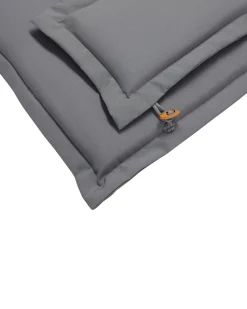 Set di 6 sedie da giardino con cuscini AMANTEA Legno d'acacia Grigio