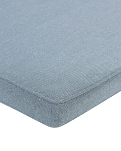 Set di 8 sedie da giardino con cuscini SASSARI II Legno di acacia certificato Blu