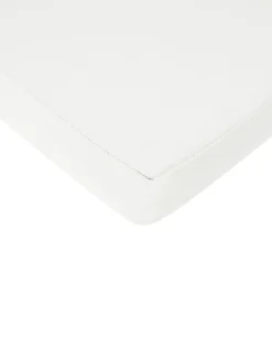 Set di 6 sedie da giardino con cuscini AMANTEA PREMIUM Legno d'acacia Bianco sporco