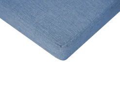 Set di 8 sedie da giardino con cuscini SASSARI PREMIUM Legno di acacia certificato Blu