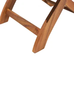 Set di 2 sedie da giardino con cuscini CENTO Legno d'acacia Marrone