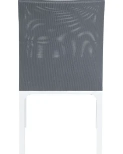 Set di 2 sedie da giardino con cuscini BACOLI Tessuto Grigio scuro