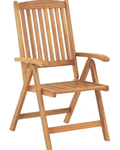 Set di 6 sedie da giardino con cuscini JAVA Legno d'acacia Grigio grafite