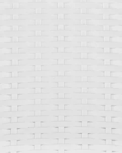 Set di 2 sedie da giardino FOSSANO Materiale sintetico Bianco