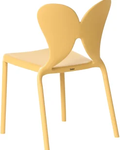 Set di 2 sedie da giardino LARISSA Impilabile Giallo