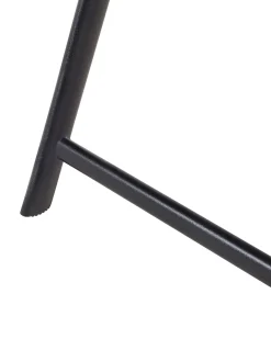 Set di 4 sedie da giardino LIVO Metallo Nero