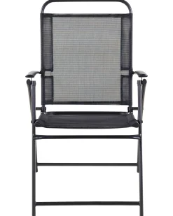 Set di 6 sedie da giardino LIVO Metallo Nero