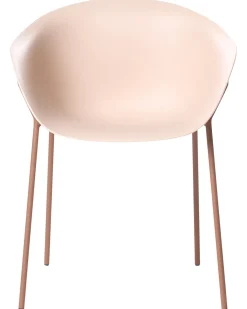Set di 2 sedie da giardino METEORA Materiale sintetico Beige