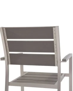 Set di 6 sedie da giardino VERNIO Grigio