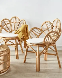 Set di 2 sedie Peacock FLORENTINE II Rattan Naturale