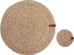 Set di tovagliette e sottobicchieri KUNZEA Alghe marine Naturale