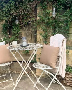 Set di 2 vasi da fiori in vimini ORMOS Rattan sintetico (PE) 53/59 cm Marrone