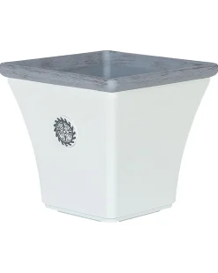 Set di 2 vasi per piante ELATEIA 32 cm Bianco