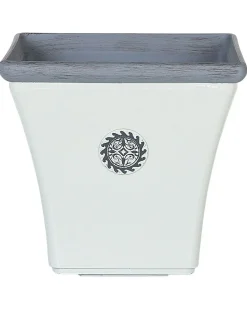 Set di 2 vasi per piante ELATEIA 32 cm Bianco