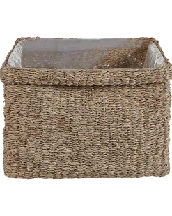 Set di 3 vasi per piante RIVULINE Alghe marine 23/27/30 cm Naturale