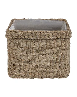 Set di 3 vasi per piante RIVULINE Alghe marine 23/27/30 cm Naturale