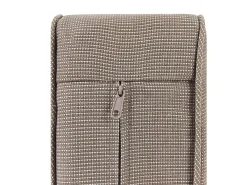 Set salotto da giardino con tavolo e pouf 4 posti MANILA Legno d'acacia Marrone chiaro