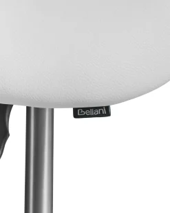 Sgabello a sella DUMONT Pelle sintetica Bianco