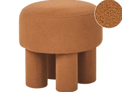 Sgabello CANBY Bouclé Arancione