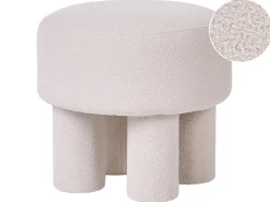 Sgabello CANBY Bouclé Bianco sporco
