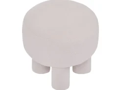 Sgabello CANBY Bouclé Bianco sporco