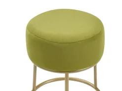 Sgabello DELCO Velluto Verde lime