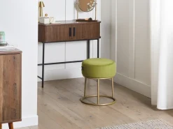 Sgabello DELCO Velluto Verde lime