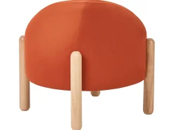 Sgabello HELEN Velluto Arancione