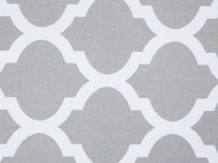 Sgabello MANTEO Cotone Grigio chiaro