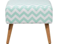 Sgabello MANTEO Cotone Verde menta