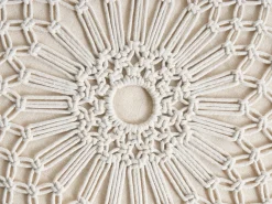 Sgabello MANZAI Cotone Beige
