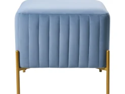 Sgabello UTAH Velluto Blu