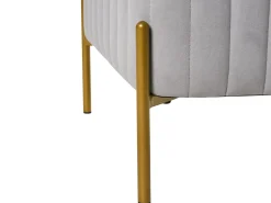 Sgabello UTAH Velluto Grigio