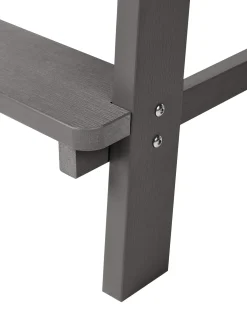 Sgabello da bar da giardino ADIRONDACK Materiale sintetico Grigio scuro