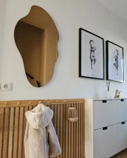 Specchio ASSIGNY 50 cm 92 cm Marrone