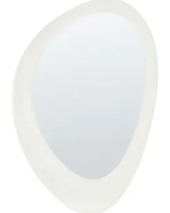Specchio AUDES 60 cm 90 cm Velluto Bianco sporco